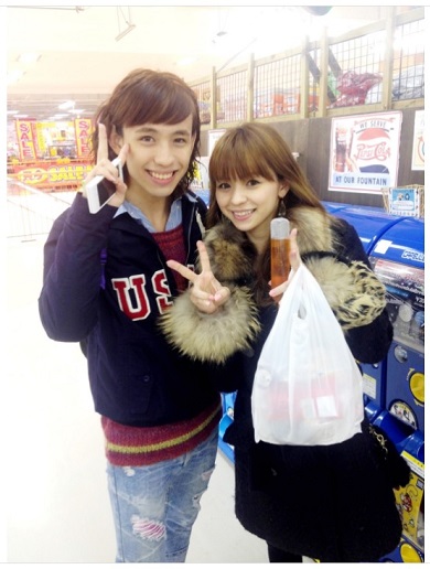 比嘉千春とryuchellさんの思い出の写真