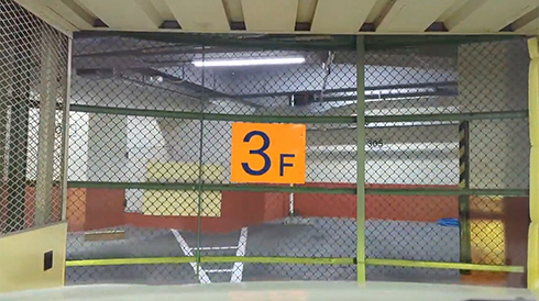 駐車階に到着！