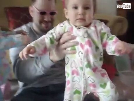 「Dad's Reflexes Help Him to Catch Falling Toddler While Looking Away - 1427296」