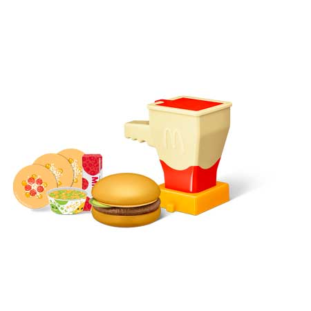 なりきりマクドナルド ハッピーセット 店員 おもちゃ ごっこ遊び