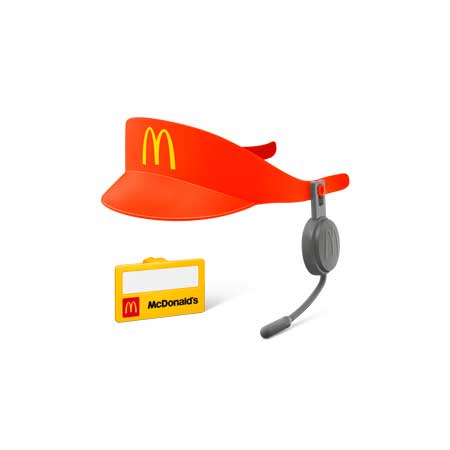 なりきりマクドナルド ハッピーセット 店員 おもちゃ ごっこ遊び