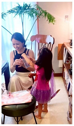 ryuchellの姉・比嘉千春と娘