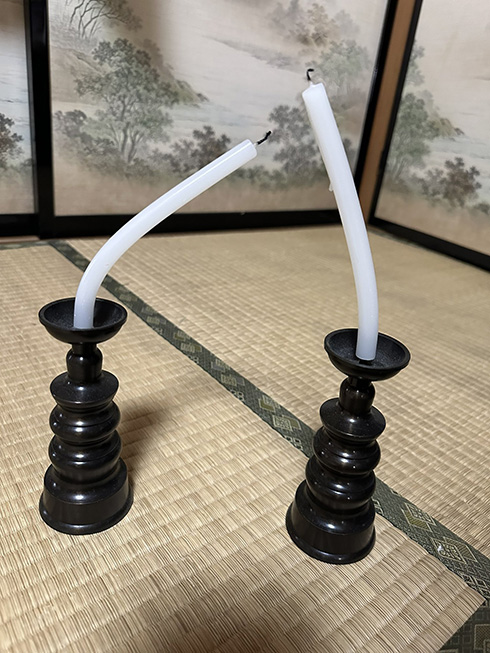 ろうそく 猛暑 面白
