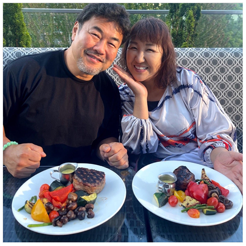 北斗晶と佐々木健介