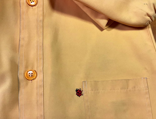 スモックの刺しゅう