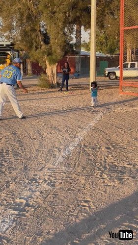 「Little League Slugger Falls Before First Base || ViralHog」