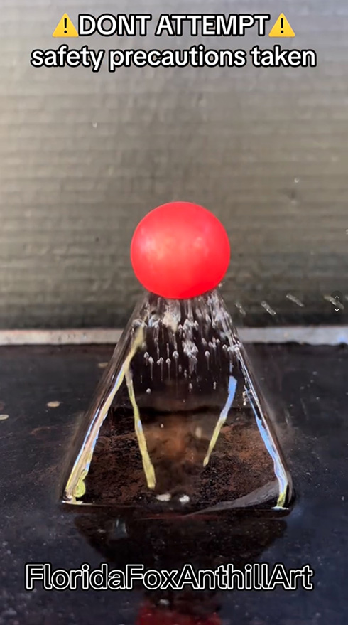 高熱 実験 鉄球