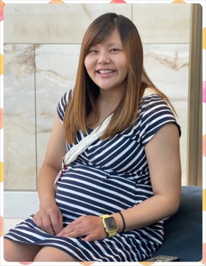 第1子出産を控える凛