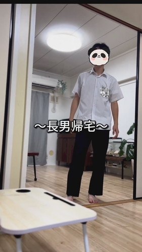 「弟が突然坊主だったドッキリ」