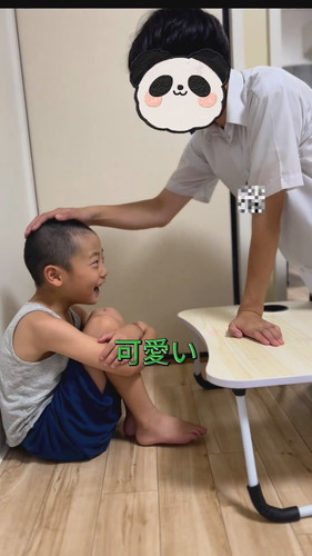 「弟が突然坊主だったドッキリ」