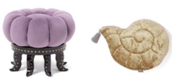 アースラ（スツール、クッション）