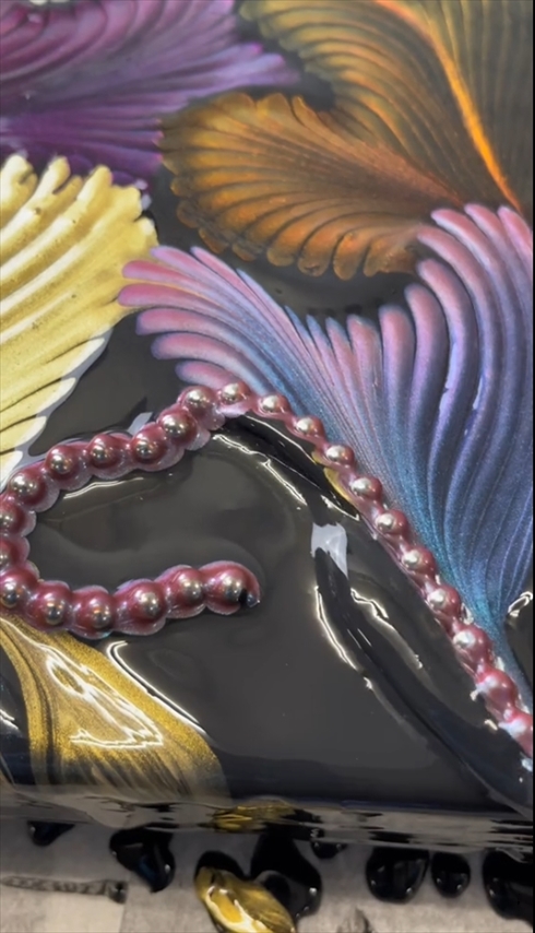 カラーシフティングチェーンプル アクリルフルードアート