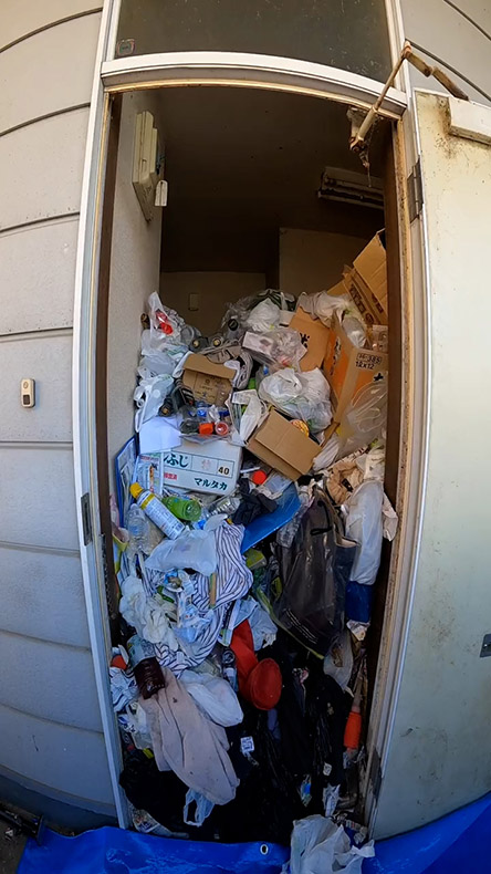 これから片付けるごみ屋敷・片付けオンライン