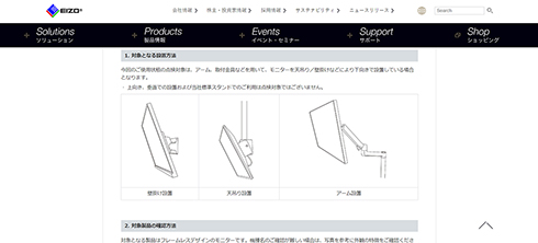 注意が必要な設置方法