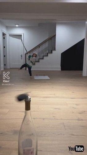 「Boy Makes Incredible Trick Shots With Hockey Stick || ViralHog」