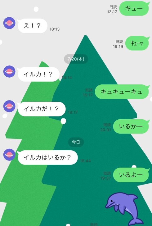 いるかが大きい01