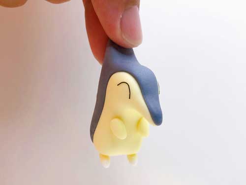 ポケモン ファンアート 粘土 フィギュア ヒノアラシ メタモン つままれ