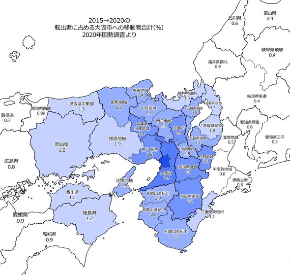 地図 東京 移住