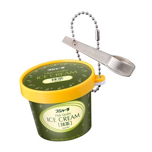 スジャータ プレミアム アイスクリーム 新幹線 スゴイカタイ チャーム 金属 カプセルトイ