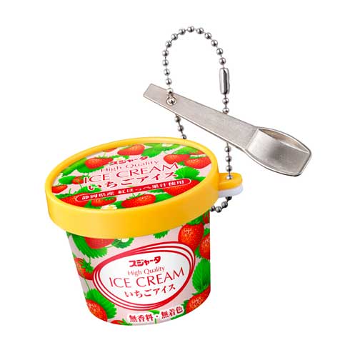 スジャータ プレミアム アイスクリーム 新幹線 スゴイカタイ チャーム 金属 カプセルトイ