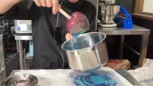 あめ細工職人がリンゴあめ作ったら