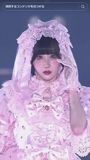 関コレに出演したTikTokerのゆりにゃ