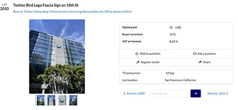 Twitter オークション X