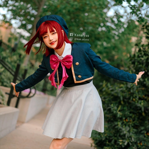 推しの子』有馬かなに扮した米コスプレイヤーがステキ