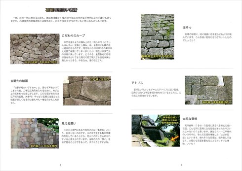 同人誌『おもしろ石垣ずかん-矢穴編-』