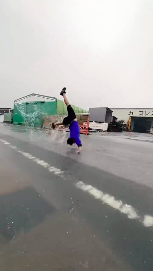 水の呼吸　鬼滅の刃　トリッキング