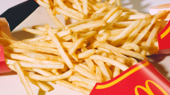 日本マクドナルド マックフライポテト M・Lサイズ250円