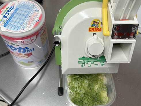 輪切り ネギカッター 無駄遣い