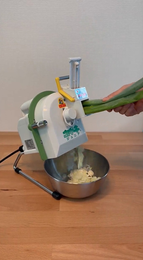 輪切り ネギカッター 無駄遣い