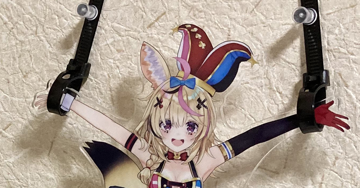 ジョイポリス　ホロライブ　アクリルスタンド　アクスタ　カードホルダー　尾丸ポルカ Vtuberホロライブ尾丸ポルカアクリルスタンド