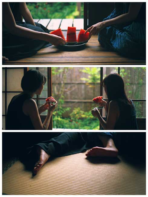 ホラー映画 ポスター スイカ 写真 日本家屋