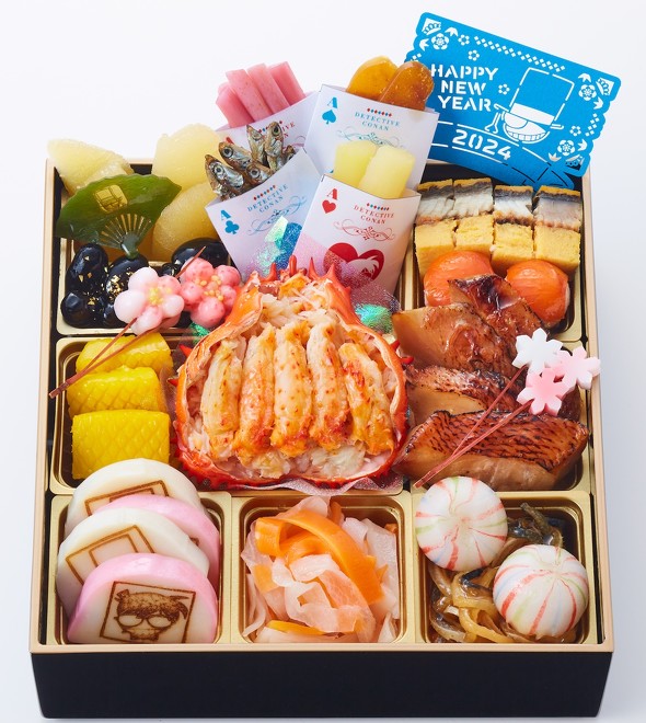 名探偵コナンおせち」予約受付開始 コナンや怪盗キッドの「宝箱