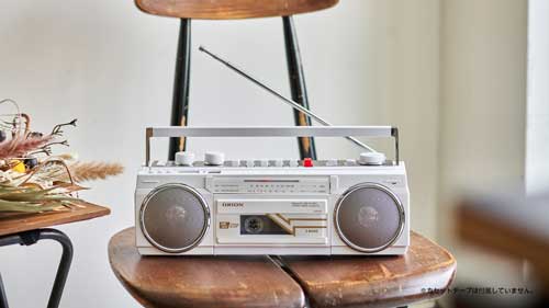 ORION Bluetooth ステレオラジオカセット Makuake ラジカセ