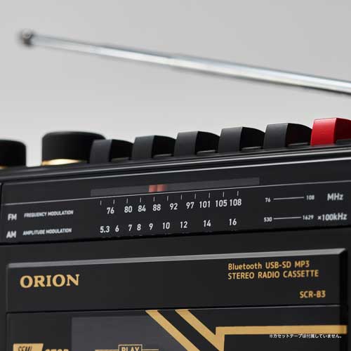 ORION Bluetooth ステレオラジオカセット Makuake ラジカセ