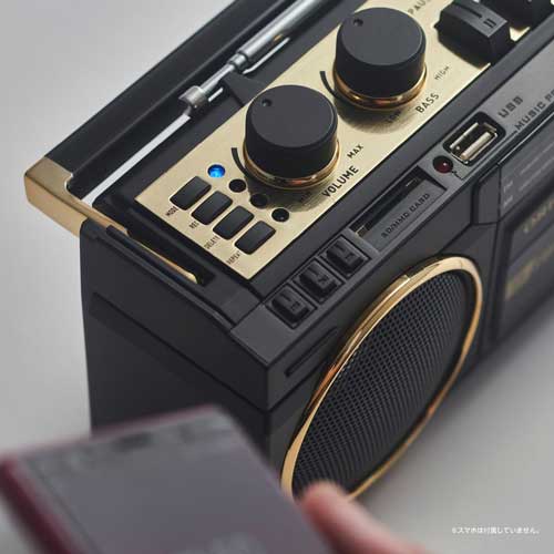 ORION Bluetooth ステレオラジオカセット Makuake ラジカセ