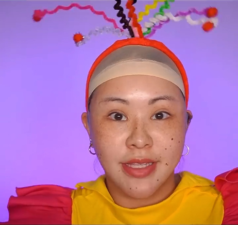 テレタビーズメイクのマリリンんさん