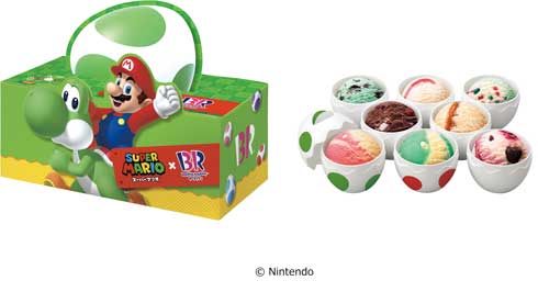 サーティワン アイスクリーム スーパーマリオ コラボ