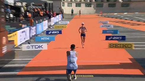 世界陸上 競歩 プロポーズ