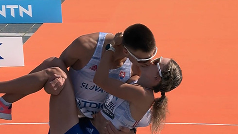 世界陸上 競歩 プロポーズ