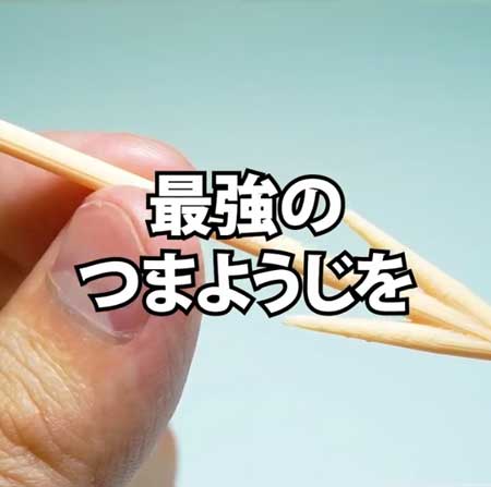 刺したら抜けない つまようじ 自作 3Dプリンタ 返し