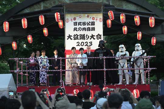 スターウォーズ 盆踊り 日本 夏祭り 日比谷公園丸の内音頭大盆踊り大会 2023