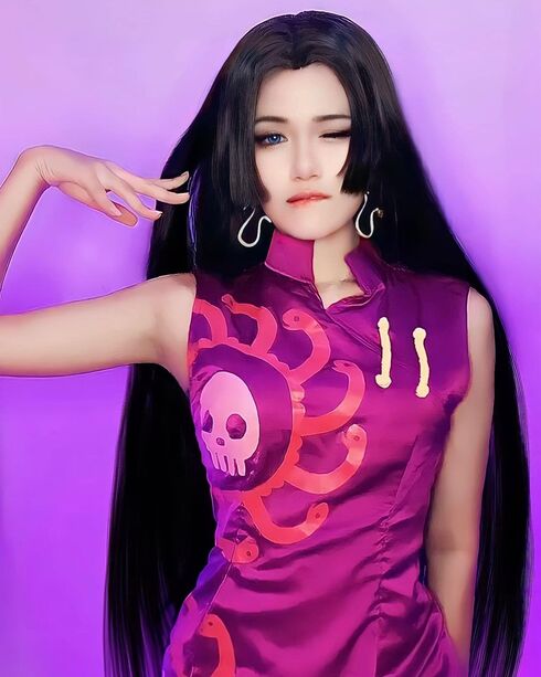 ボア・ハンコック、コス ワンピース ボア・ハンコック コスプレ - セクシー チャイナ