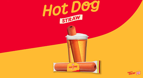 ソーセージ ストロー ビール