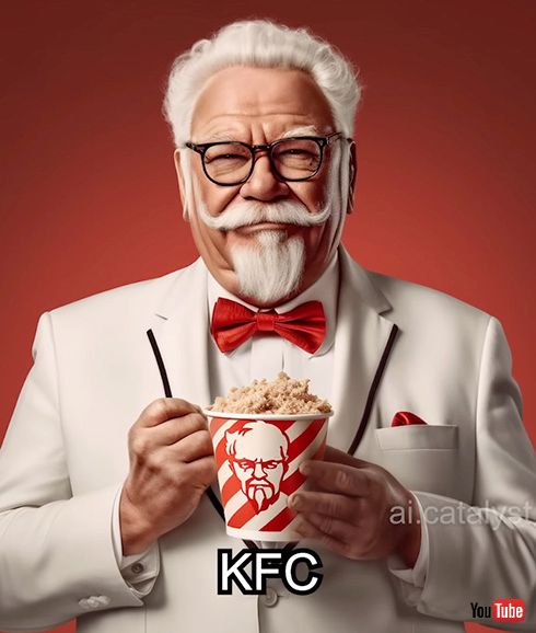 擬人化 ファストフード AI