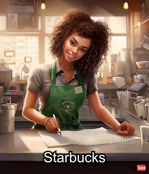 擬人化 ファストフード AI