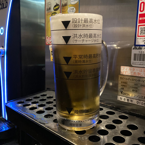 ダムジョッキ・使用例